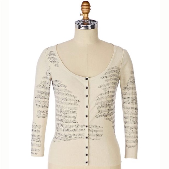 Anthropologie Sweaters - ♡Rare & New Anthropologie Music Teacher Cardigan M